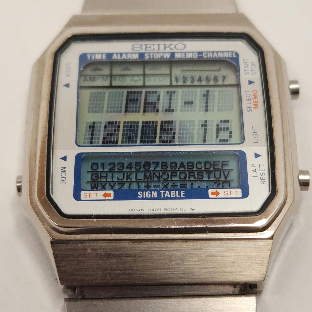 Rare seiko d409 watch